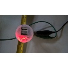 white sell phone charger 2 usb cavity