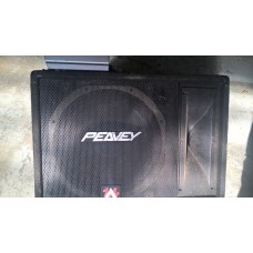 used woofer with box and amplifier