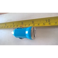 light blue sell phone charger 1 usb cavity
