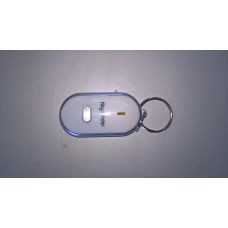 whistle anti lost keyring white