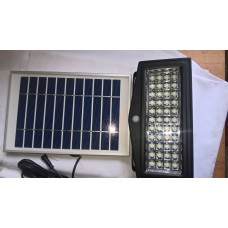 solar pir mosion light 1000 loumens with solar panel and battery